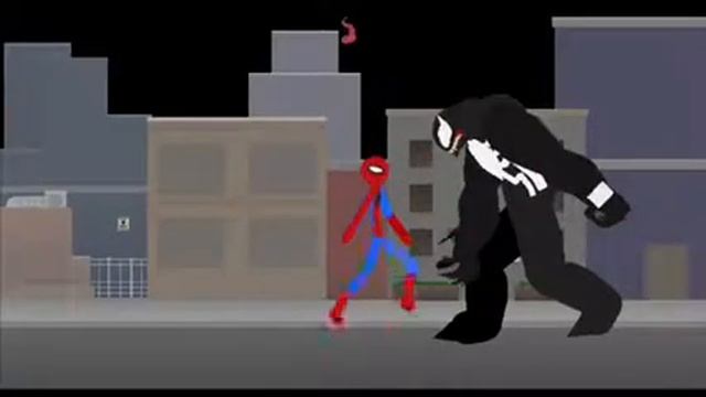 Spider man vs venom Stick nodes animation смотреть онлайн