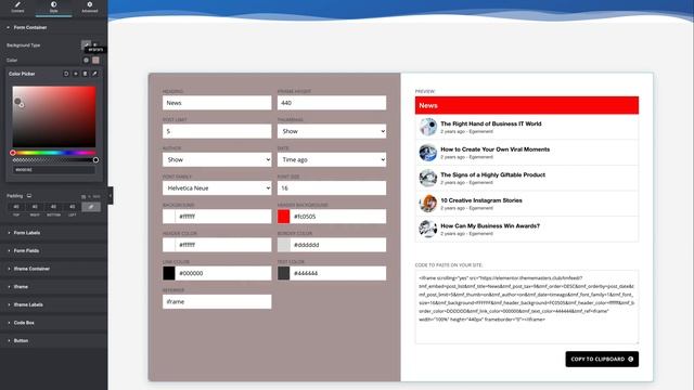 Post List - TMfeed WordPress Embeddable Post Widgets For Elementor смотреть онлайн