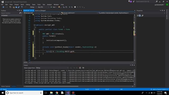 Visual Studio C# Convert String to MD5 Hash смотреть онлайн