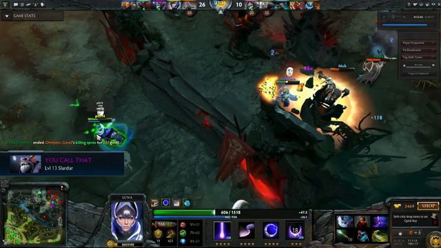 Dota2 Splash: Luna Guide смотреть онлайн