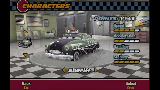 All Characters and Paintjobs in Cars: The Video Game (PC) смотреть онлайн