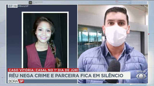 Caso Vitória: réu nega crime e parceira fica em silêncio смотреть онлайн