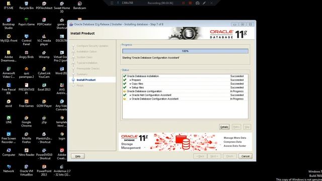 Part_2 - How to Install Oracle 11g R2 and Create database on it смотреть онлайн