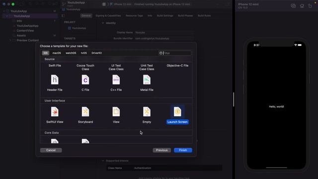 SwiftUI: Brief About Navigation View, Tab View & Launch Screen | Create LaunchScreen in Xcode 13 смотреть онлайн