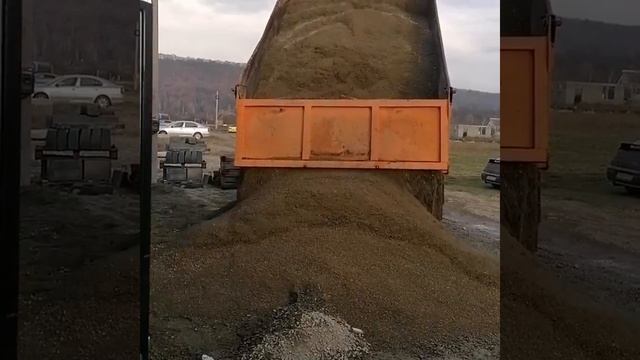 камаз 10 кубов отсева, 15тонн