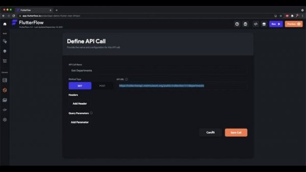 API calls in FlutterFlow - Tutorial