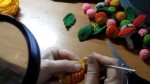 Вязание бус крючком - продолжение