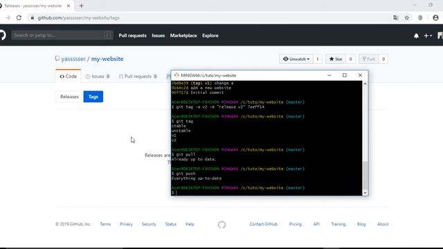 Learn Git & GitHub From Scratch Tutorial Course - Video No 38 - Push tags смотреть онлайн