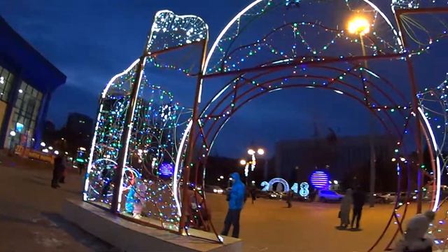 Новый год Тюмень открытие елки 2017-2018 год. Часть 5 смотреть онлайн