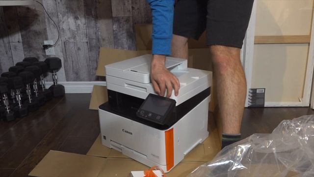 Unboxing Canon Laser all in one color image class MF632CDW смотреть онлайн