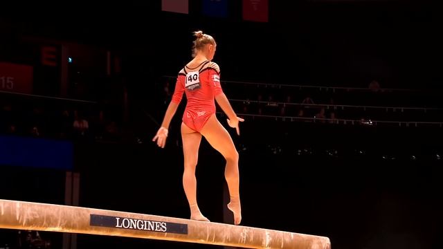 Viktoria KOMOVA??Balance Beam Event Final 2015 Glasgow Worlds (FIG-HQV) смотреть онлайн
