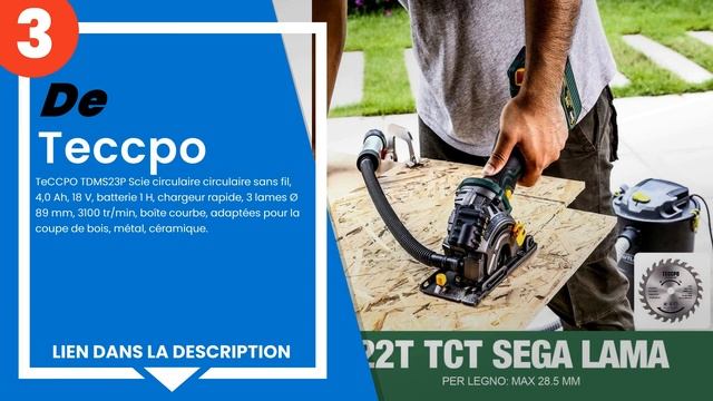 Les 5 meilleures mini-scies circulaires sans fil avec guide laser et système d'aspiration смотреть онлайн