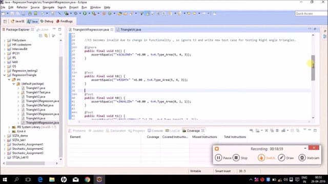 Regression Testing with Junit смотреть онлайн