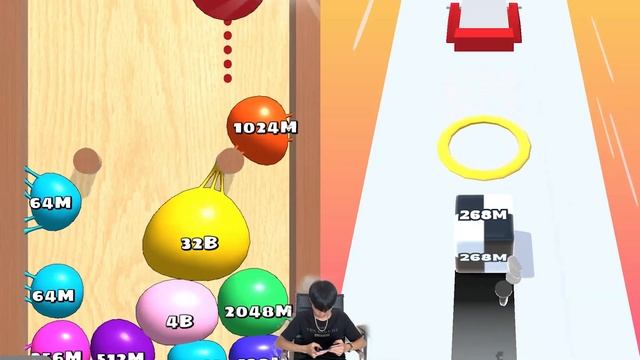 Blob Merge 3D vs Jelly Run 2048 - Max Level Gameplay (Part 1) смотреть онлайн