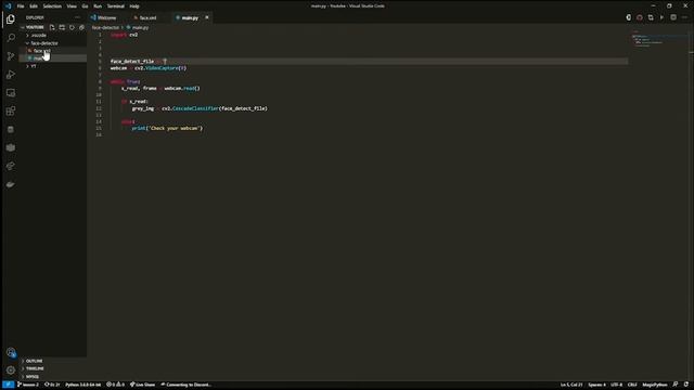 Python OpenCV - Face Detection смотреть онлайн