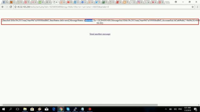 Twilio PHP SMS API смотреть онлайн