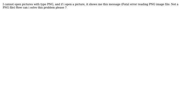 Ubuntu: Fatal error reading PNG image file: Not a PNG file смотреть онлайн