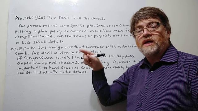 English Tutor Nick P Proverbs (120) The Devil is in the Details смотреть онлайн