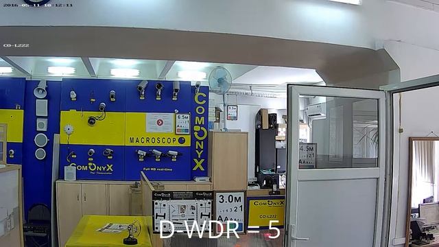 Купольная IP-камера CO-L222. Режим D-WDR, офис.