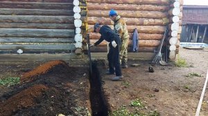 Заземление для газового котла.  Жизнь в деревне. #заземление #газовыйкотел #деревня