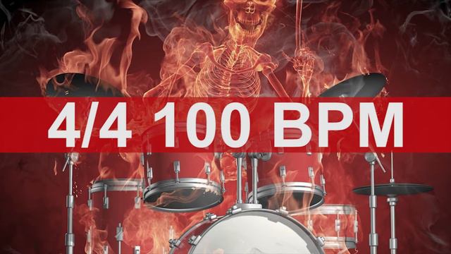 🔴 100 BPM Heavy Drums Metronome смотреть онлайн