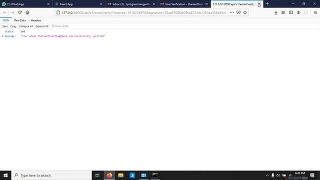 Demo! sending email from React and Laravel api using SMTP Gmail account смотреть онлайн