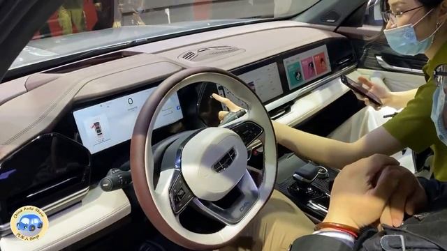 Обзор по кругу Geely Xingyue L FirstLook Walkaround — 2021 ShangHai Motor Show смотреть онлайн