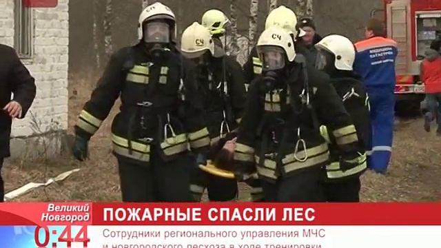 В Кречевицах прошла тренировка сотрудников службы пожаротушения УМЧС и Новгородского лесхоза смотреть онлайн