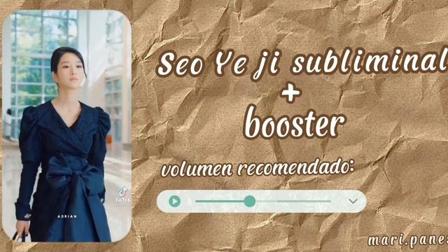 Face look like Seo Ye ji subliminal+mini booster [Pedido] смотреть онлайн