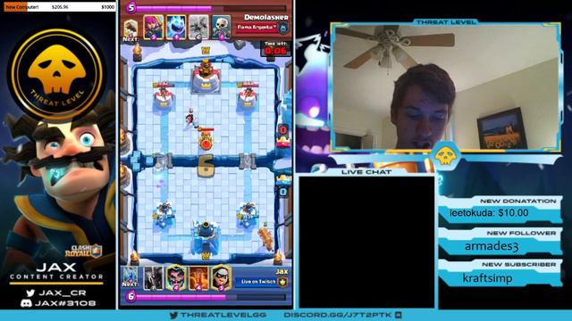 P.E.K.K.A. Bridgespam vs. 2.9 Xbow Cycle! | Clash Royale смотреть онлайн