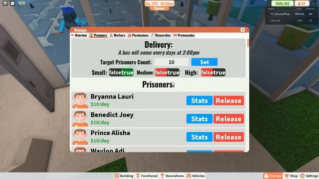 NEW HUGE UPDATE in Roblox My Prison (Dogs, Prisoner Delivery, and More!) смотреть онлайн