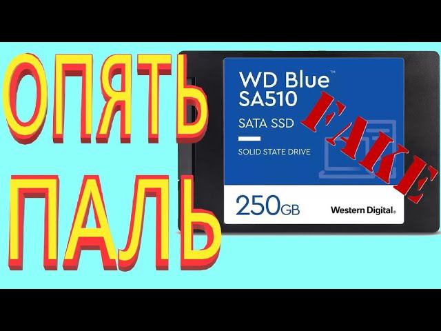 Поддельный  SSD WD Blue SA510 250Gb WDS250G3B0A