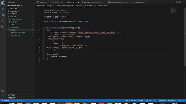 Creating ChatGPT by using OpenAi APIs with NodeJs | Balaji Duraisamy смотреть онлайн