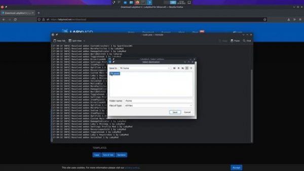 how to download LabyMod V3 on linux.