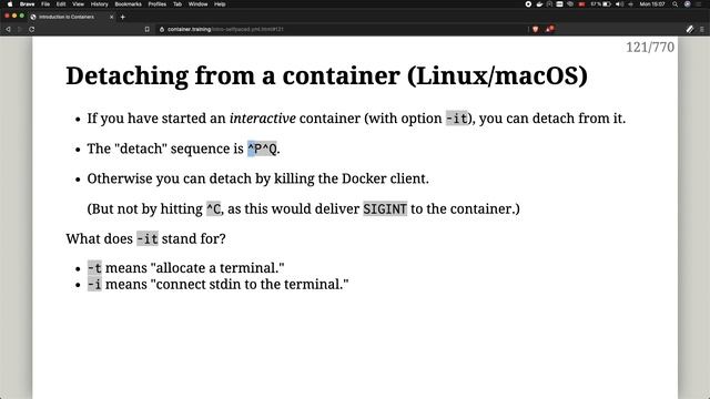 Docker ve Konteynerlere Giriş Eğitimi #10 | Containerları Arkaplana Atma(detach), Kısayol Değiştirm смотреть онлайн