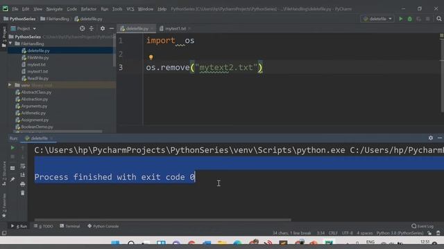 File Handling In Python | Python Delete File | OS.Remove() Example | Python File Handling смотреть онлайн
