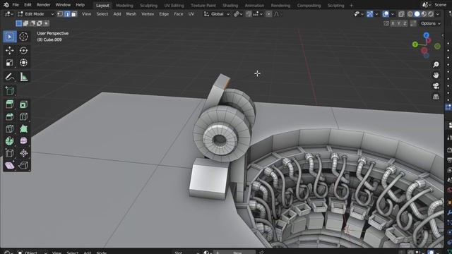 Make a Scifi passage - Grid Modeler and Mesh Copier (blender addon) смотреть онлайн