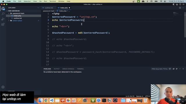 Mã hóa MẬT KHẨU đăng nhập Php toàn tập (quan trọng) | Học php unitop.vn смотреть онлайн