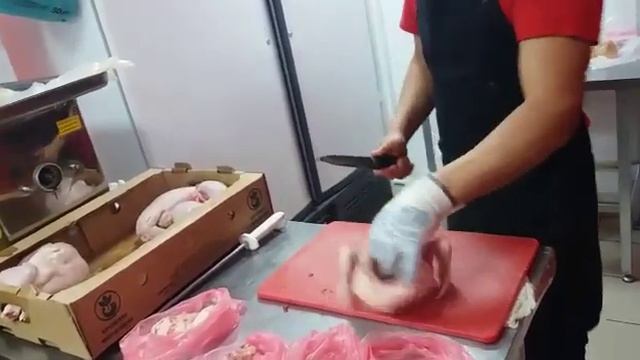 Курица как удобно резать смотреть онлайн