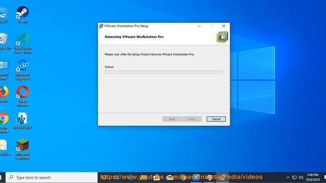 Uninstall VMware Workstation Pro 14 on Windows 10 смотреть онлайн