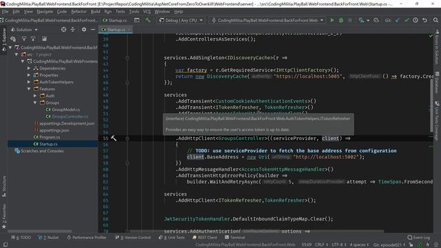 Episode 024 - Integrating IdentityServer4 - Part 4 - Back for Front - ASPFZ2O смотреть онлайн