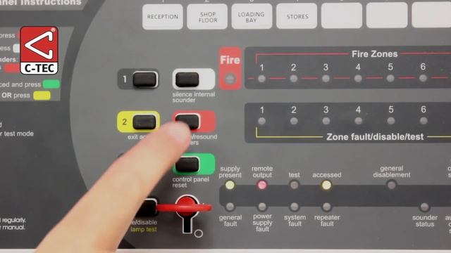 How to silence and reset a CFP fire alarm panel смотреть онлайн