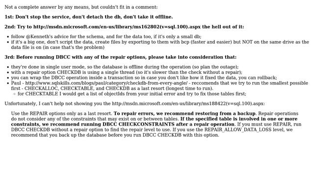 Databases: Corrupted mdf file causing the backup job to fail (3 Solutions!!) смотреть онлайн