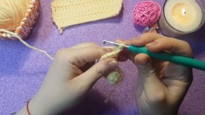 Урок 7: Столбики с накидом Прибавки  / Вязание крючком для начинающих