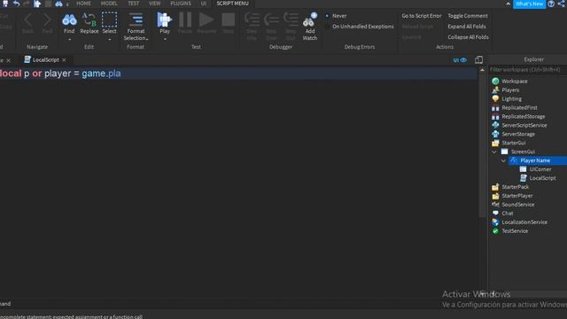 Player Name in Label | Roblox Scripting смотреть онлайн