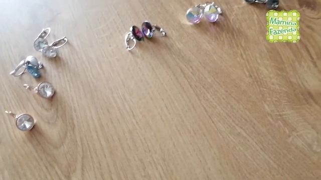 Моя коллекция серёжек с Али Экспресс а-ля со Сваровски смотреть онлайн