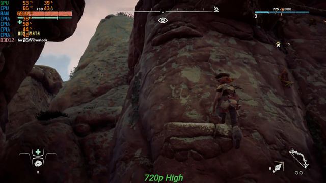 Horizon Zero Dawn 720p Benchmark GTX 1050 2GB OC i5 смотреть онлайн