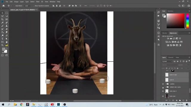 Halloween Edit | Photoshop Speed Art смотреть онлайн