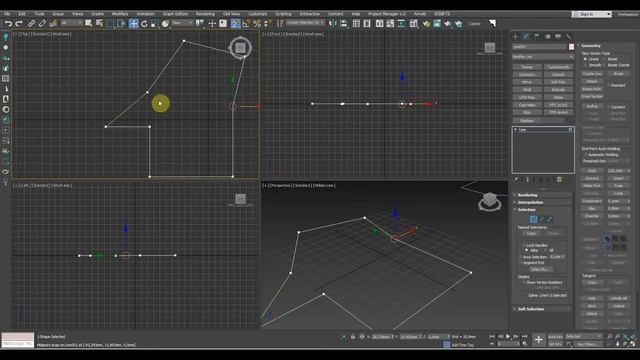 ЗНАКОМСТВО СО СПЛАЙНАМИ в 3DsMax смотреть онлайн