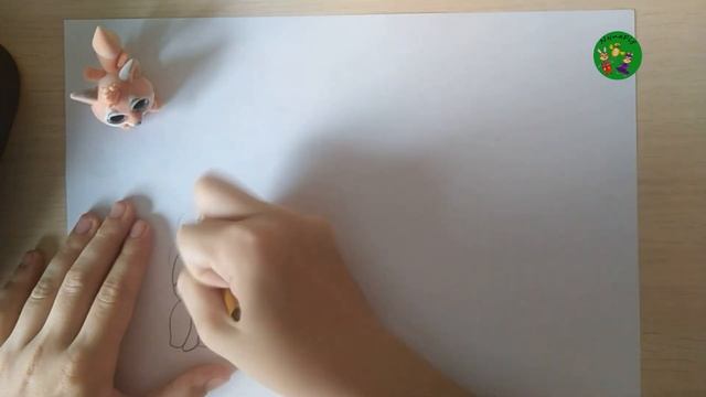 Как нарисовать цветными карандашами лисенка??